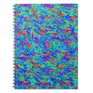 Abstrakter Swirl Notizblock
