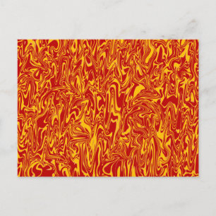 Abstrakter Swirl Postkarte