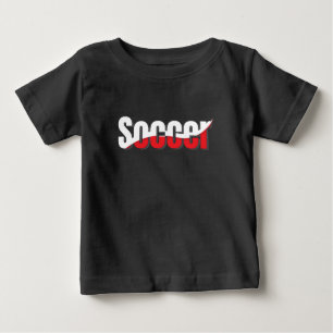 Abstrakter Swish - Word Art Baby T-shirt