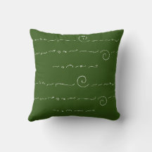 Abstrakter Symbolismus auf Forest Green, elegant m