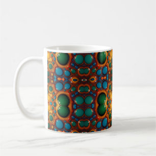 Abstrakter Tanz von Öl auf Wasser Kaffeetasse