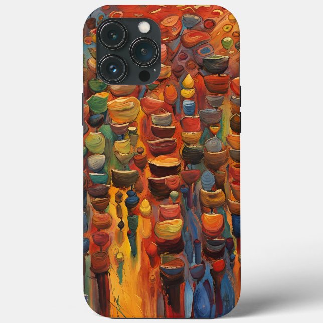 Abstrakter TelefonCase Case-Mate iPhone Hülle (Rückseite)