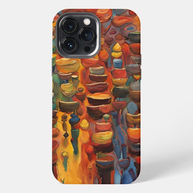 Abstrakter TelefonCase iPhone 13 Pro Max Hülle (Rückseite)