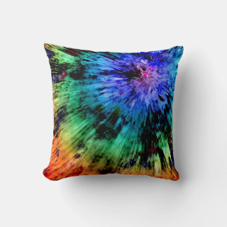 Abstrakter Tie Dye Kissen