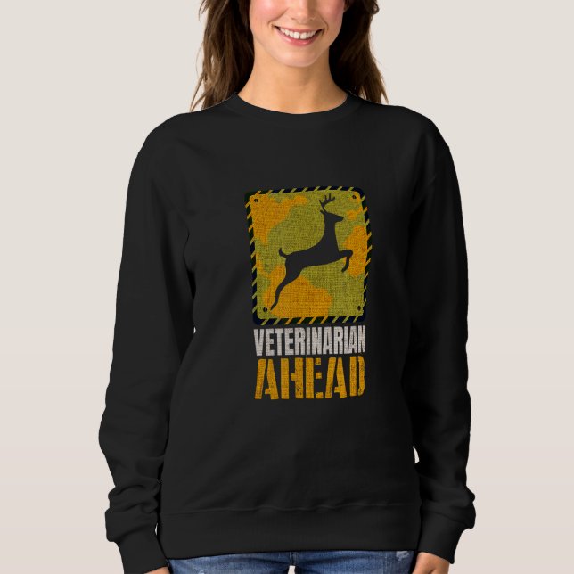Abstrakter Tierärztekatalog Sweatshirt (Vorderseite)