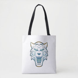 Abstrakter Tigerdruck Tasche