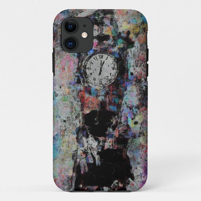 Abstrakter TimeKeeper-Fall für mobile Geräte Case-Mate iPhone Hülle (Rückseite)