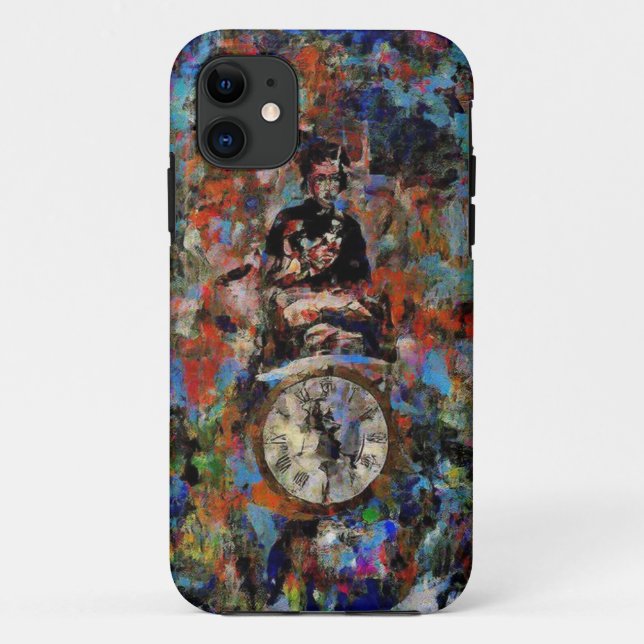 Abstrakter TimeKeeper-Fall für mobile Geräte Case-Mate iPhone Hülle (Rückseite)