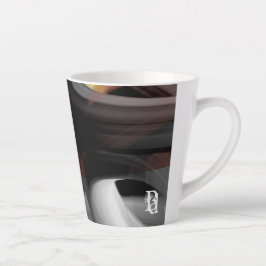 Abstrakter Trend der Latte Tasse Innendekoration S