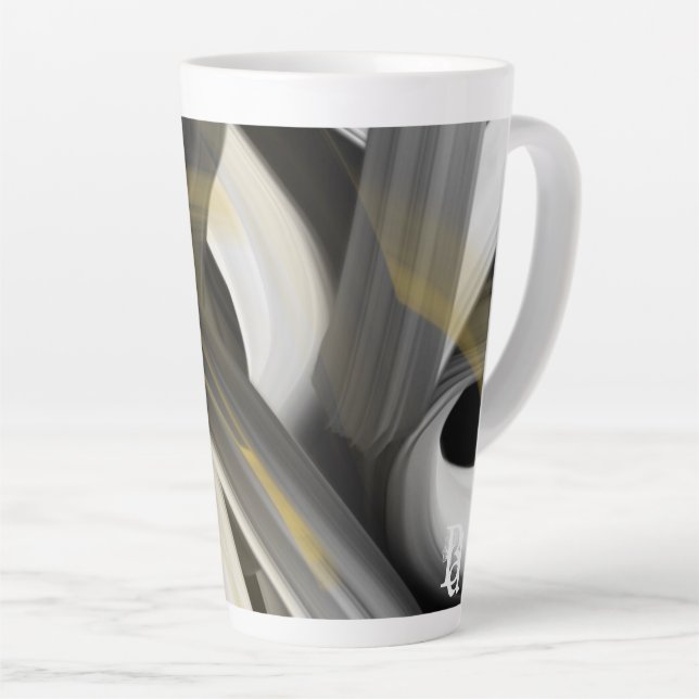 Abstrakter Trend der Latte Tasse Innendekoration S (Rechte Ecke)