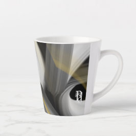 Abstrakter Trend der Latte Tasse Innendekoration S