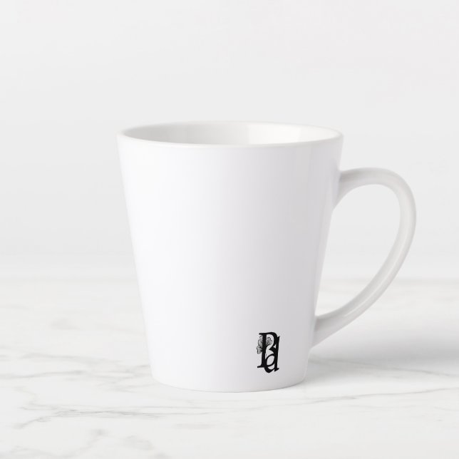Abstrakter Trend der Latte Tasse Innendekoration S (Rechts)