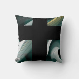 Abstrakter Trend Kissen Innendekoration Schwarz Gr