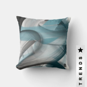 Abstrakter Trend Kissen Räume Dekoration Blau Ozea