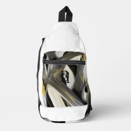 Abstrakter Trend  Sling Crossbody Bag