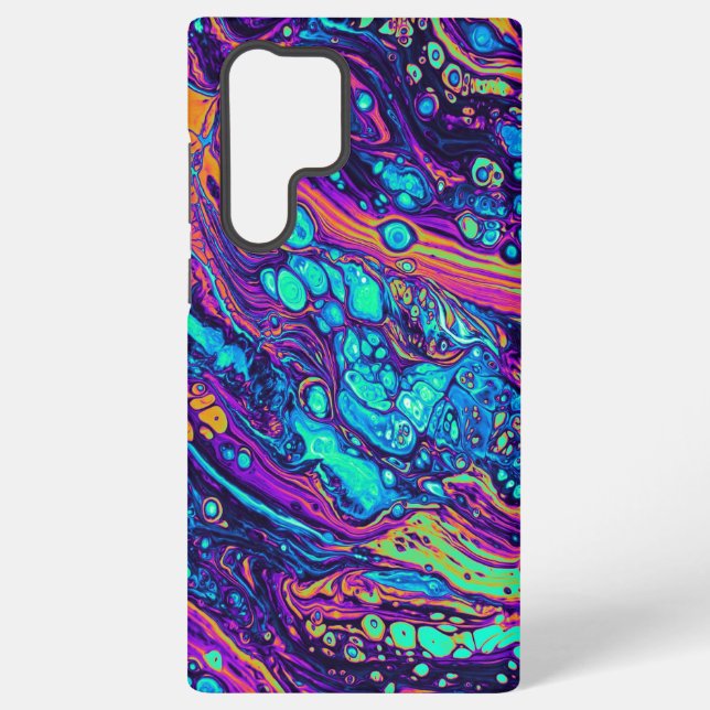 Abstrakter Tropfen Rainbow Samsung Case Galaxy Hülle (Rückseite)