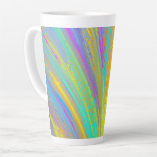 Abstrakter tropischer Sommerspass Milchtasse
