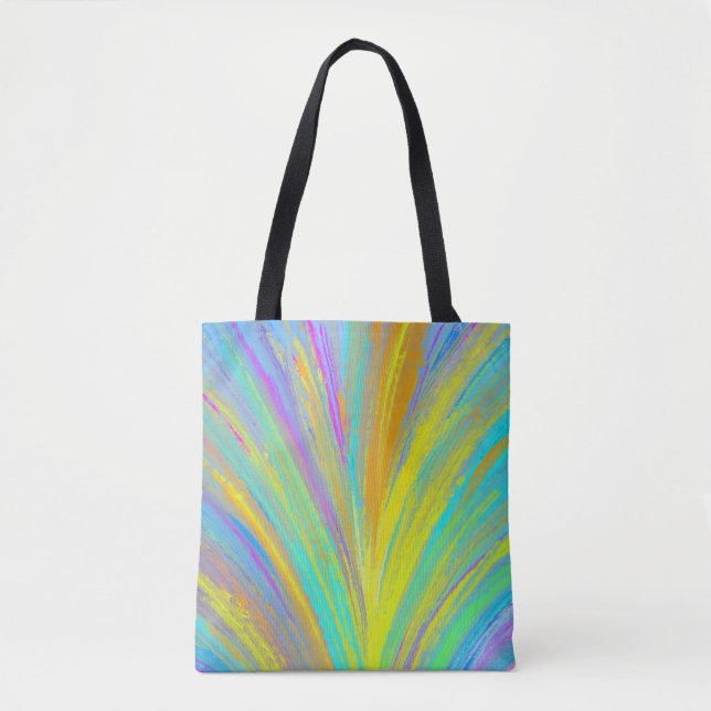 Abstrakter tropischer Sommerspass Tasche (Vorderseite)
