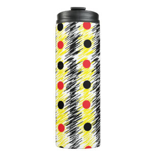 Abstrakter Tupfen Thermosbecher
