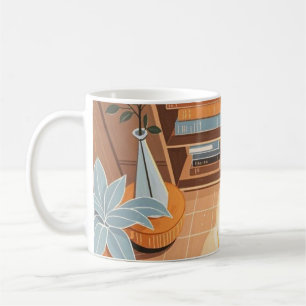 Abstrakter und gemütlicher Boho-Stil Kaffeetasse