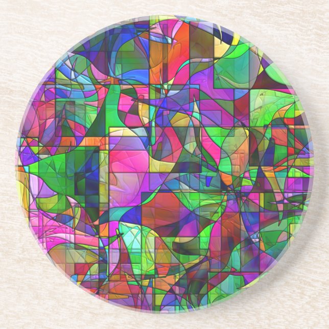 Abstrakter Untersetzer (Vorne)