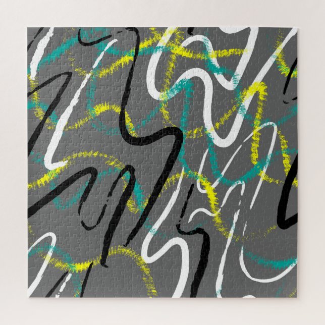 Abstrakter Urban: Grunge Wave Lines. (Vertikal)
