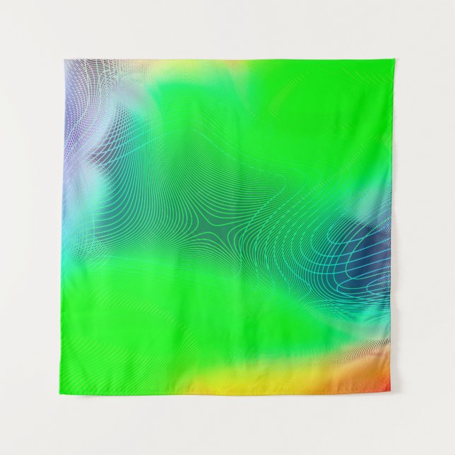 abstrakter verschwommener Hintergrund. Multicolor- Wandteppich (Vorderseite)