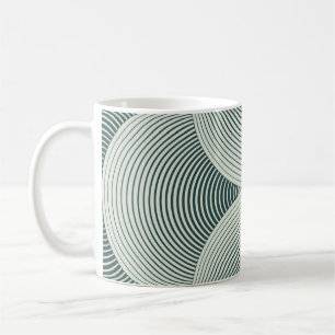 Abstrakter, verzierter geometrischer Blütenblattgi Kaffeetasse