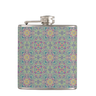Abstrakter Vintager Hintergrund Flachmann
