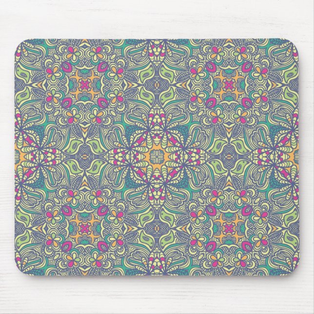 Abstrakter Vintager Hintergrund Mousepad (Vorne)