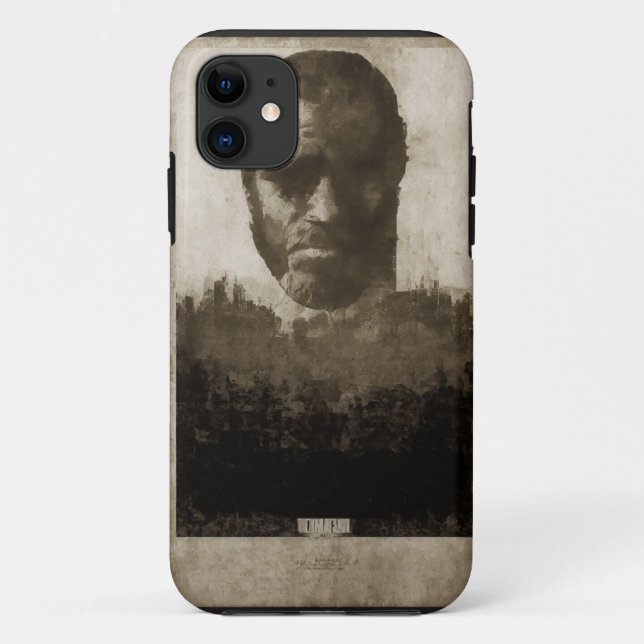 Abstrakter Vintager Portrait Mobile Case (Rückseite)
