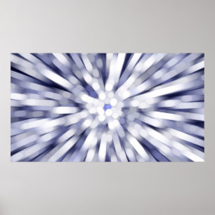 abstrakter violetter Hintergrund. Fraktal-Explosio Poster