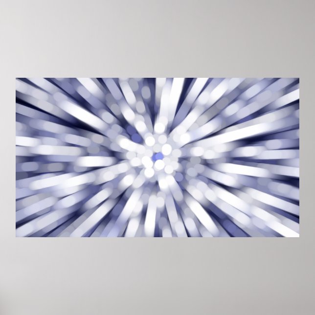 abstrakter violetter Hintergrund. Fraktal-Explosio Poster (Vorne)