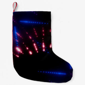 Abstrakter violetter kreativer Hintergrund. Abbild Kleiner Weihnachtsstrumpf