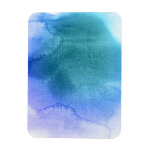 Abstrakter Wasserfarbe-Hintergrund handgemalt 12 Magnet