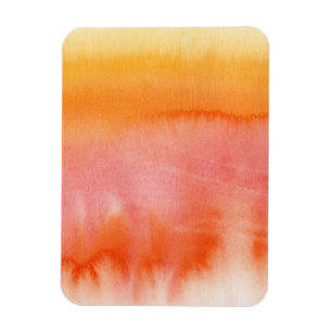 Abstrakter Wasserfarbe-Hintergrund handgemalt 17 Magnet
