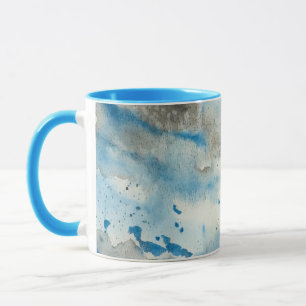 abstrakter Wasserfarbe-Kaffeebecher Tasse