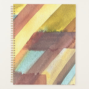 Abstrakter Wasserfarben-Geometriehintergrund Planer