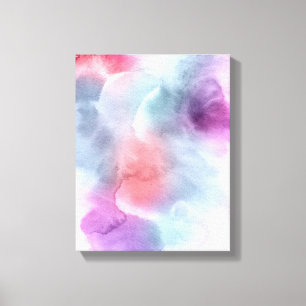 Abstrakter Wasserfarben-Hintergrund handgemalt 10 Leinwanddruck