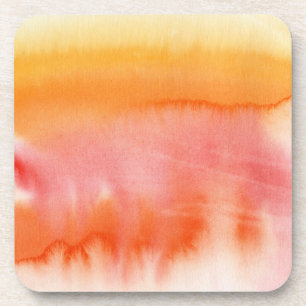 Abstrakter Wasserfarben-Hintergrund handgemalt 17 Untersetzer