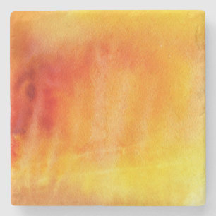 Abstrakter Wasserfarben-Hintergrund handgemalt 19 Steinuntersetzer