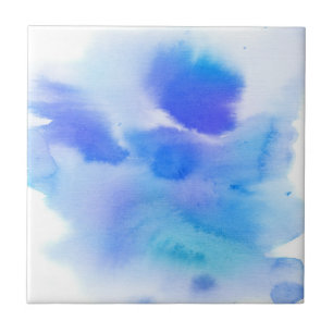 Abstrakter Wasserfarben-Hintergrund, handgemalt. Fliese