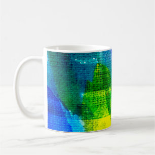 Abstrakter Wasserfarbenhintergrund abstrakt,acr Kaffeetasse