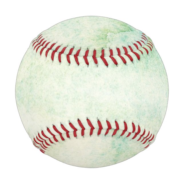 Abstrakter Wasserfarbhintergrund Baseball (Vorderseite)
