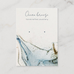 Abstrakter Wasserhornsieb Visitenkarte