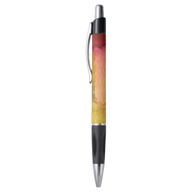 Abstrakter Watercolor gemalter Hintergrund Kugelschreiber (Oberseite (Vertikal))