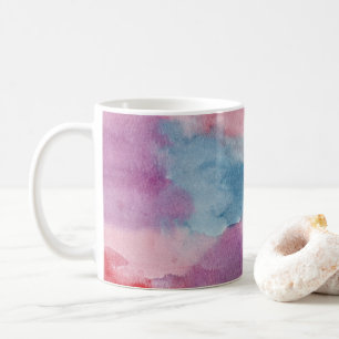 Abstrakter Watercolor Kaffeetasse