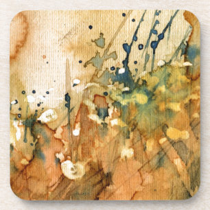 Abstrakter Watercolor und alter Hintergrund Untersetzer