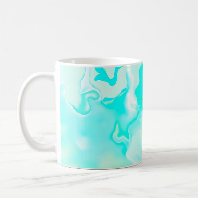 Abstrakter, weicher Hintergrund in Pastellfarben Kaffeetasse (Links)