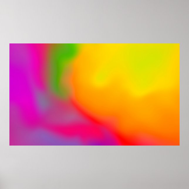 Abstrakter, weicher Hintergrund in Pastellfarben Poster (Vorne)